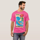 Hawaii Vintage Travel Poster T-shirt (Voorkant volledig)