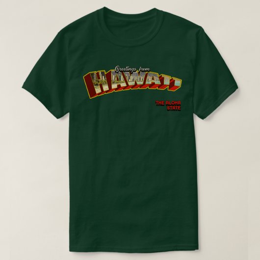 Hawaii Vintage TShirt 1 (Design voorkant)