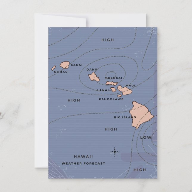 Hawaii Vintage weerbericht (Voorkant)