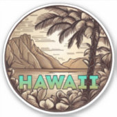Hawaii Vinyl Sticker (Voorkant)