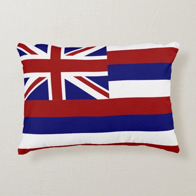 Hawaii-vlag Accent Kussen (Voorkant)