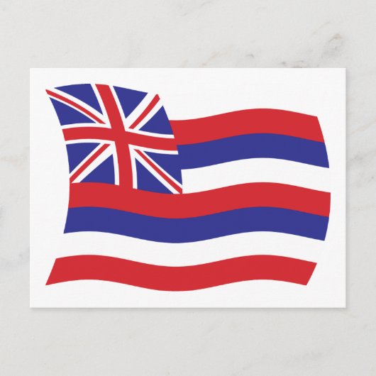Hawaii Vlag Ansichtkaart Briefkaart (Voorkant)