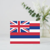 Hawaii Vlag Briefkaart (Staand voorkant)