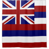 Hawaii-vlag Douchegordijn (Voorkant)