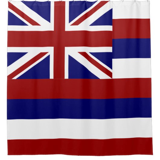 Hawaii-vlag Douchegordijn (Voorkant)