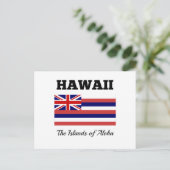 Hawaii, Vlag en Motto Briefkaart (Staand voorkant)