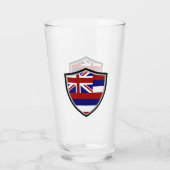 Hawaii-vlag Glas (Achterkant)
