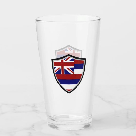 Hawaii-vlag Glas (Achterkant)