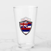 Hawaii-vlag Glas (Voorkant)