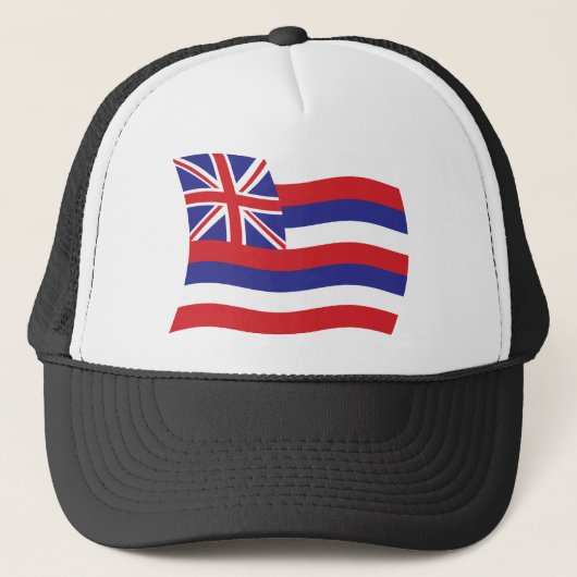 Hawaii Vlag Hoed Trucker Pet (Voorkant)