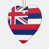 Hawai'i-vlag Keramisch Ornament (Links)