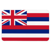 Hawaii-vlag Magneet (Horizontaal)