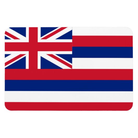 Hawaii-vlag Magneet (Horizontaal)