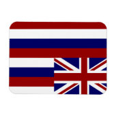 Hawaii-vlag Magneet (Horizontaal)