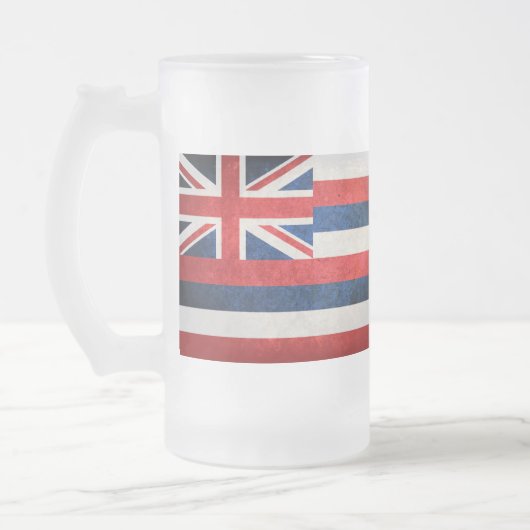 Hawaii-vlag Matglas Bierpul (Links)