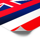 Hawai'i-vlag Poster (Hoek)