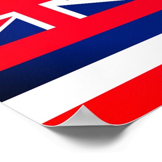 Hawai'i-vlag Poster (Hoek)