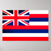 Hawai'i-vlag Poster (Voorkant)