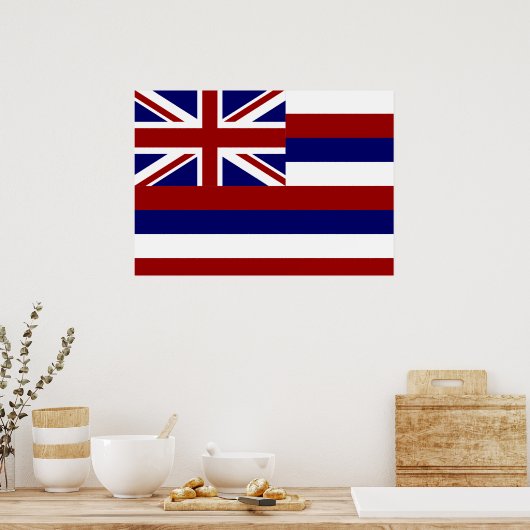 Hawaii-vlag Poster (Keuken)