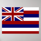 Hawaii-vlag Poster (Voorkant)