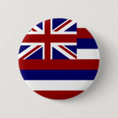 Hawaii-vlag Ronde Button 5,7 Cm (Voorkant)
