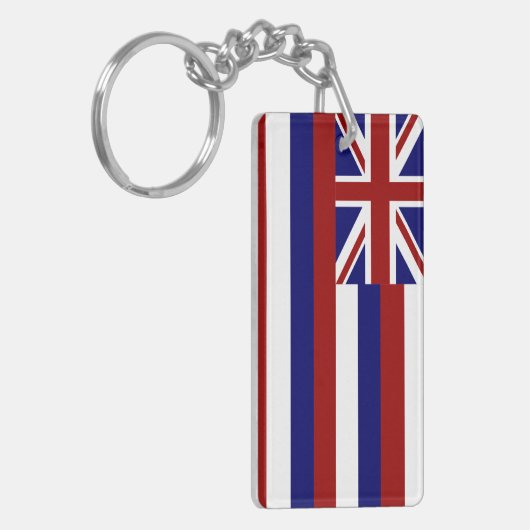 Hawaii-vlag Sleutelhanger (Voorkant Links)