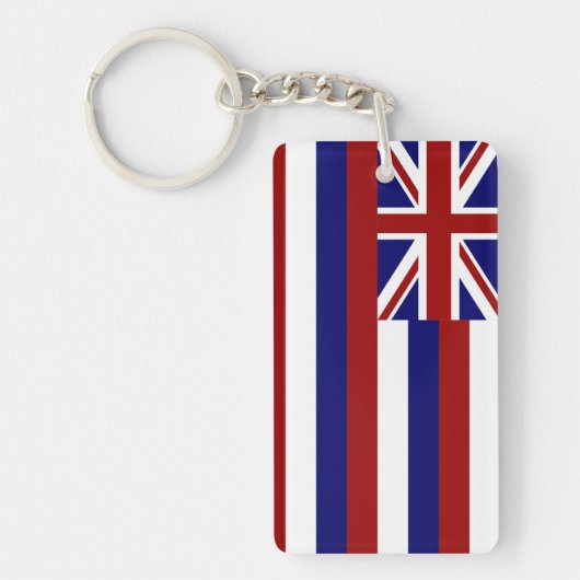 Hawaii-vlag Sleutelhanger (Voorkant)