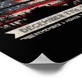 Hawaii Vlag T-shirt, Pearl Harbor Poster (Hoek)