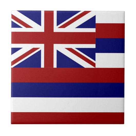 Hawaii-vlag Tegeltje (Voorkant)