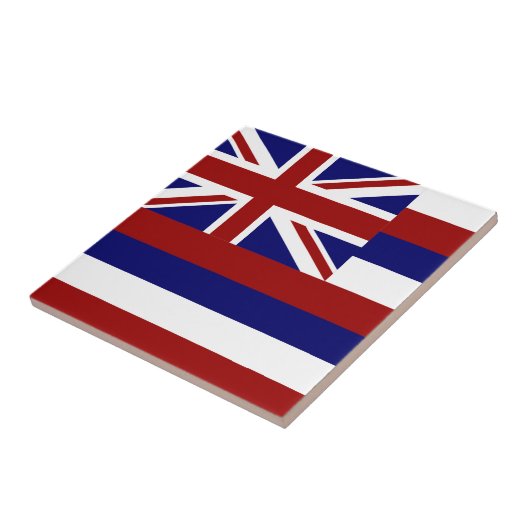 Hawaii-vlag Tegeltje (Zijkant)