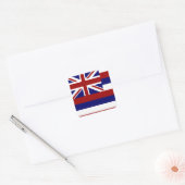 Hawaii-vlag Vierkante Sticker (Envelop)