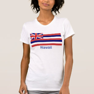 Hawaii-vlag voor vrouwen t-shirt