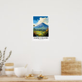 Hawaii Volcano National Park Reisprint Poster (Keuken)