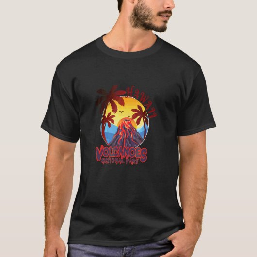 Hawaii Volcanoes Nationaal Park Kilauea Mauna Loa  T-shirt (Voorkant)