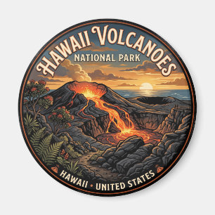 Hawaii Volcanoes Nationaal Park Magneet