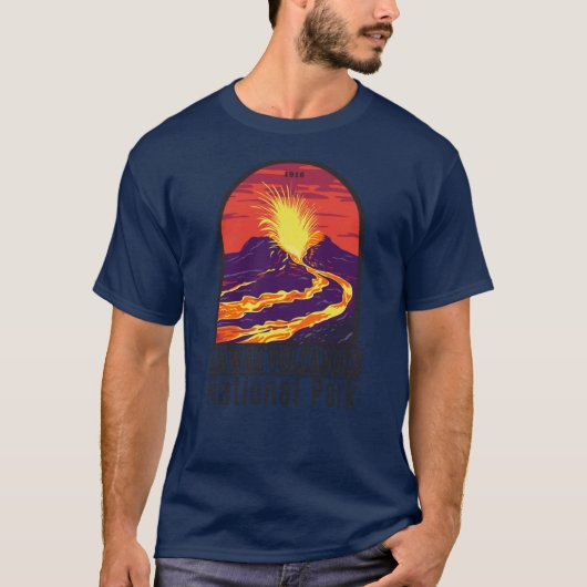 Hawaii Volcanoes National Park 2 T-shirt (Voorkant)