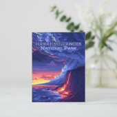 Hawaii Volcanoes National Park Big Island Retro Briefkaart (Staand voorkant)