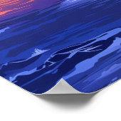 Hawaii Volcanoes National Park Big Island Retro Poster (Hoek)