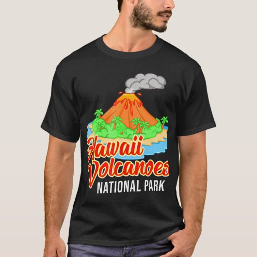 Hawaii Volcanoes National Park Cadeau Volcanology T-shirt (Voorkant)