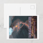 HAWAII VOLCANOES NATIONAL PARK - HAWAII USA BRIEFKAART (Voorkant / Achterkant)