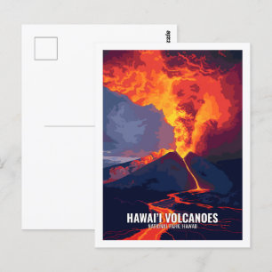 Hawai'i Volcanoes National Park Hawaii, Verenigde  Briefkaart