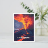 Hawai'i Volcanoes National Park Hawaii, Verenigde Briefkaart (Staand voorkant)