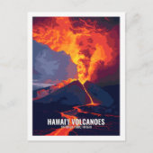 Hawai'i Volcanoes National Park Hawaii, Verenigde Briefkaart (Voorkant)