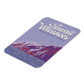 Hawaii Volcanoes National Park Illustratie Reizen Magneet (Linkerzijde)
