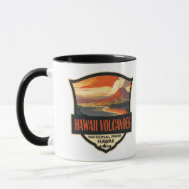 Hawaii Volcanoes National Park Illustratie Reizen Mok