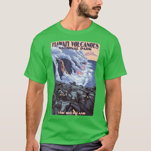 Hawaii Volcanoes National Park is het nationale pa T-shirt (Voorkant)