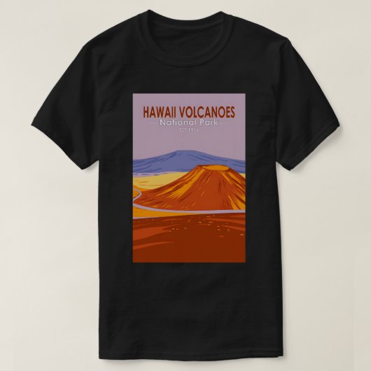 Hawaii Volcanoes National Park Mauna Kea T T-shirt (Design voorkant)