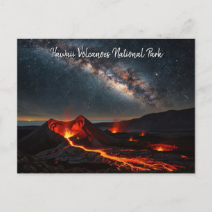 Hawaii Volcanoes National Park Melkweg Briefkaart