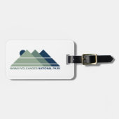 Hawaii Volcanoes National Park Mountain Sun Bagagelabel (Voorkant horizontaal)