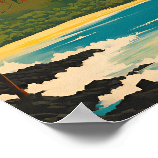 Hawaii Volcanoes National Park Reisposter Poster (Hoek)